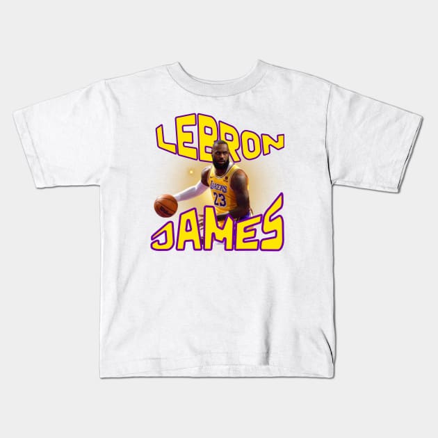 LeBron James Kids T-Shirt by Sun From West